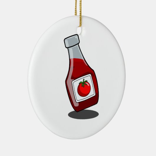 Cartoon Ketchup Ornament (Rechts)