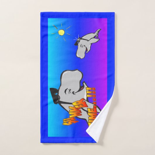 Cartoon keukendoekset zomertijd bad handdoek (Handdoek)