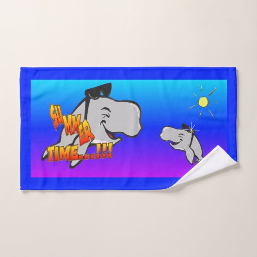 Cartoon keukendoekset zomertijd bad handdoek (Handdoek)