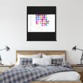 Cartoon Kid With Goofy Hat Canvas Afdruk (Insitu (Slaapkamer))