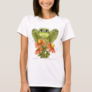 Cartoon Kikke vrouwen t-shirt