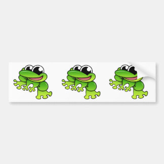 Cartoon Kikker Bumpersticker