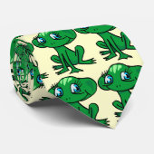 Cartoon Kikker Stropdas (Opgerold)