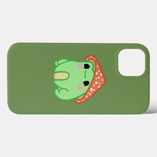Cartoon kikker-telefoontas Case-Mate iPhone case (Achterkant (horizontaal))