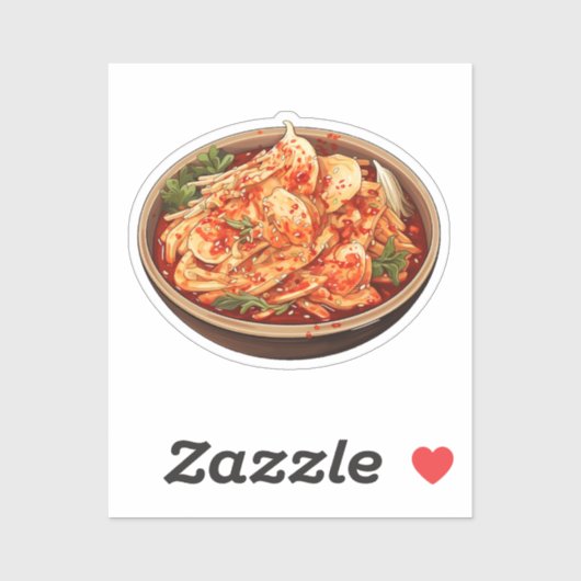 Cartoon kimchi sticker (Vel)