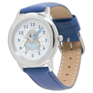 Cartoon kind beginhorloge horloge