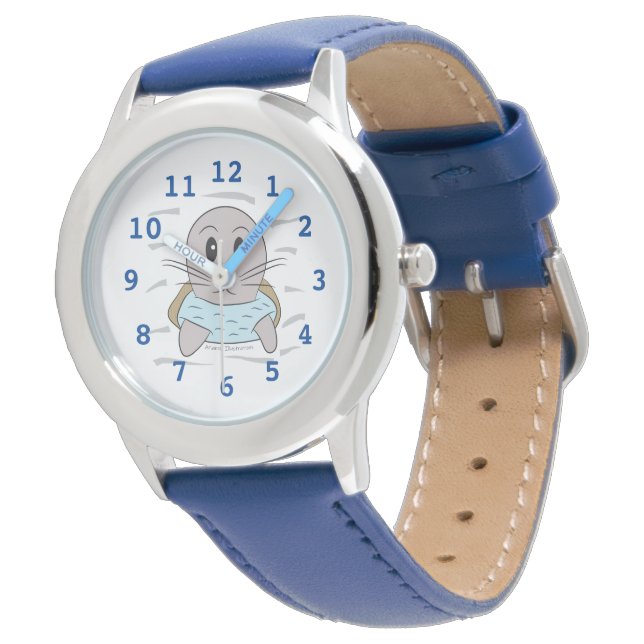 Cartoon kind beginhorloge horloge (Gekanteld)