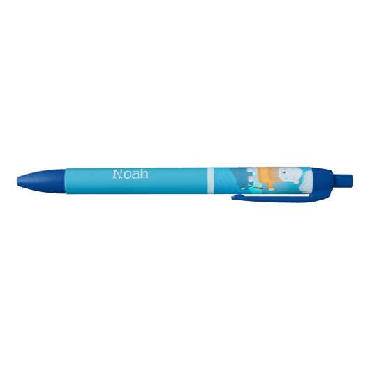 Cartoon Kind Blauwe pen (Bodem)
