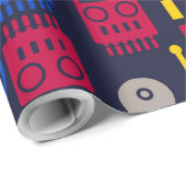 Cartoon Kinder robot Cadeaupapier (Rol Hoek)