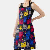 Cartoon Kinder robots Schort (Insitu)