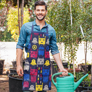 Cartoon Kinder robots Schort