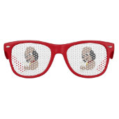 Cartoon kinder zonnebrillen van papegaaien (Voorkant)