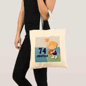 Cartoon kinderen voor speciaal basketbal tote bag (Voorkant (product))