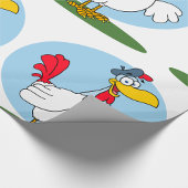 Cartoon Kip Cadeaupapier