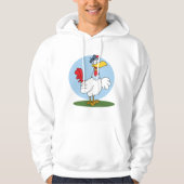 Cartoon Kip Hoodie (Voorkant)