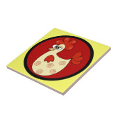 Cartoon Kip keuken tegel Tegeltje (Zijkant)