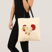 Cartoon Kip Tote Tas (Voorkant (product))