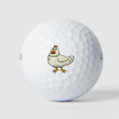 Cartoon kippen golfballen (Voorkant)