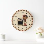 Cartoon Kitchen-klok Grote Klok (Huis)