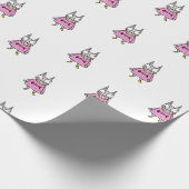 Cartoon Kitten Cadeaupapier (Hoek)