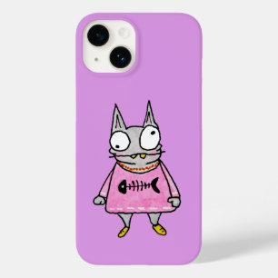 Cartoon Kitten Case-Mate iPhone 14 Hoesje