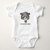 Cartoon Kitten Creeper Romper (Voorkant)