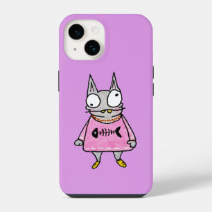 Cartoon Kitten iPhone 14 Hoesje