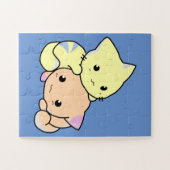 cartoon kittens puzzel (Horizontaal)