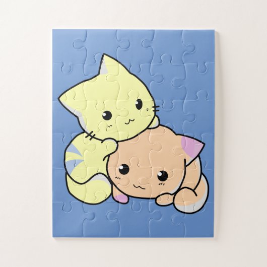 cartoon kittens puzzel legpuzzel (Verticaal)