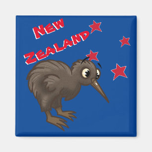 Cartoon Kiwi Bird Magneet