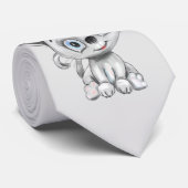 Cartoon Knuffelkat Stropdas (Opgerold)