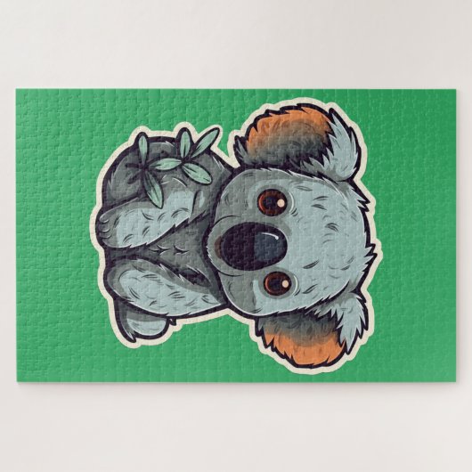 CARTOON KOALA BEER LEGPUZZEL (Horizontaal)