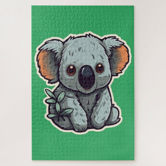 CARTOON KOALA BEER LEGPUZZEL (Verticaal)