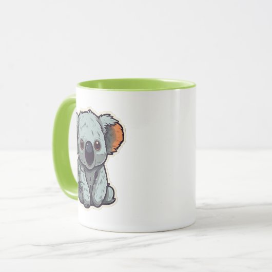 CARTOON KOALA BEER MOK (Voorkant links)