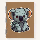 CARTOON KOALA BEER NOTITIEBOEK (Voorkant)