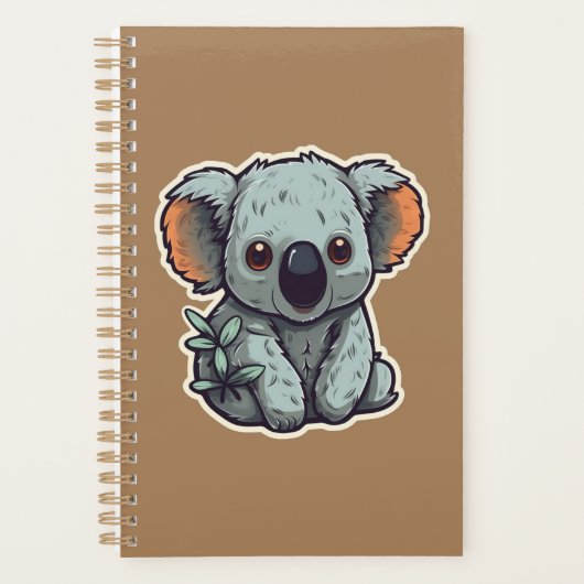 CARTOON KOALA BEER PLANNER (Voorkant)
