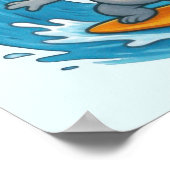 Cartoon Koala Beer Poster (Hoek)