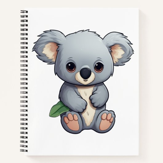 Cartoon koala illustratie notitieboek (Voorkant)
