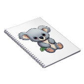 Cartoon koala illustratie notitieboek (Rechterzijde)