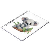 Cartoon koala illustratie notitieboek (Linkerzijde)