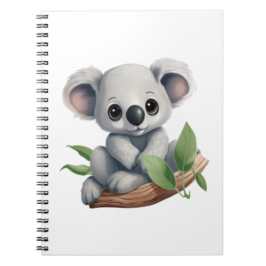 Cartoon koala illustratie notitieboek (Voorkant)