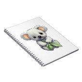 Cartoon koala illustratie notitieboek (Rechterzijde)