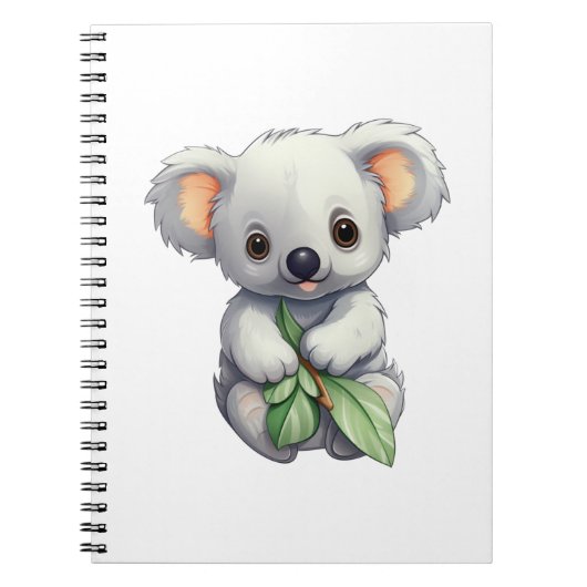 Cartoon koala illustratie notitieboek (Voorkant)