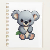 Cartoon koala illustratie planner (Voorkant)