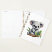 Cartoon koala illustratie planner (Display)