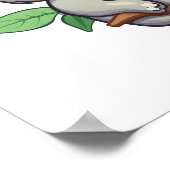 Cartoon koala illustratie poster (Hoek)