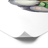 Cartoon koala illustratie poster (Hoek)