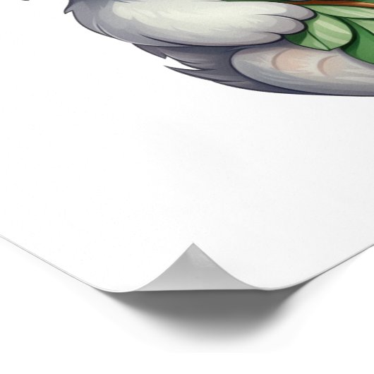 Cartoon koala illustratie poster (Hoek)