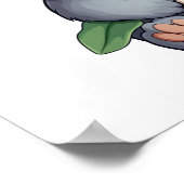 Cartoon koala illustratie poster (Hoek)