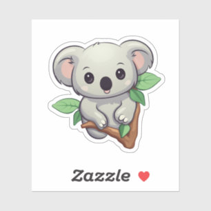 Cartoon koala illustratie sticker